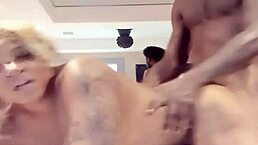 Amazing backshots fucking Princess Hayze hard at the party, ebony ass on display.