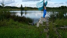 hey lady, wanna dance by the lake in that sexy bikini or just pose for me?