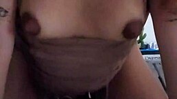 Petite Asian Babe Gets Pounded and Creamed from Behind