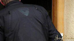 Joybear danny tears her brunette pussy apart with his cock leading to facial cumshot 😈