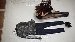 Amateur Underwear Fetish with Striptease and Clothes Ripped Off