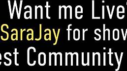 MILF Sara Jay and Latina Nicky Ferrari engage in a steamy tongue-fucking session