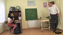 cheerleaders blow cocks in class, cumshots on big asses