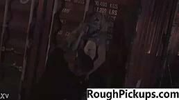 Pickup leads to rough sex with sexy girl