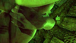 hot blonde gets fucked standing in 3d anime porn