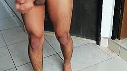 Crossdresser Masturbating