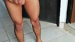 Crossdresser Masturbating