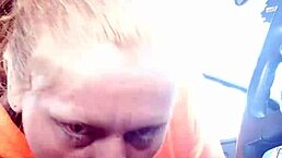 I picked up a blonde street whore for a car blowjob