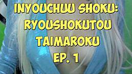 Demons Fuck Visitors in Uncensored Hentai Threesome with Bukkake