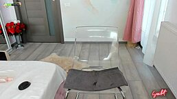 blonde milf fingers her juicy pussy on webcam