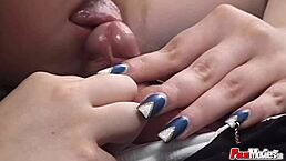 Fat Chesty Woman Sucks Cock With Handjob Assist