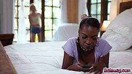 Blonde Jessie Saint Confesses Feelings to Ebony Daya Knight
