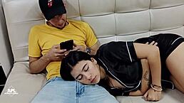 hot latina teen with big culo givin’ neighbor’s cock a deep suck part 1