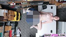 Sultry teen anastasia gets banged for shoplifting with big cock 😏