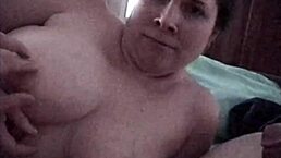 Busty Brunette Gives A Cheeky BLOWJOB Until He CUMS In Her Mouth