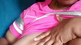 Green Eyed Ebony Babe's Big Tits Bounce!