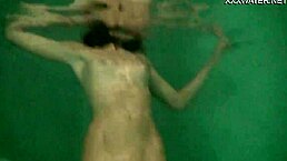 Sveta Masturbates Underwater In The Pool!