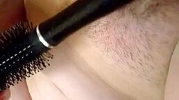 Minxycee fucks in public toilet with big ass and toys