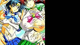 Look At Gekkou Mizuki In Sailor Moon Erotic Manga Slideshow!