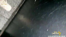 Hot Brunette In Gangbang!