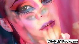 charley chase teases you with her big tits and pussy