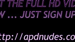 Mia Thorne Teases In Polka Dot Lingerie Before Stripping Nude