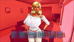 step aunt naked in the bath