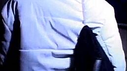 Ebony Babe's Monster Cock Ride Scene