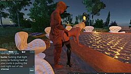 Blonde woman handles a huge challenge