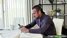 Teacher gives in to student, fucking tight wet pussy with big cock 😏