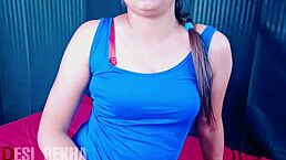 Stepsister Rides In Cowgirl For Cumshot In Shorts