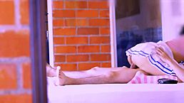 Shy Petite Teen With Intense Look Cheats Nervously