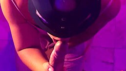 pov stepsister sucks brother and swallows cum