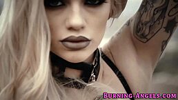 Alternative Tattooed Teen 18+ Blonde Gets Fucked