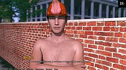 in being a dik part 10, she handles big cock in gameplay