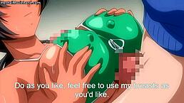 I love busty anime teen getting jizzed in swimsuit