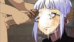 i watch koga akemi get deepthroat blowjob and facial in hentai game