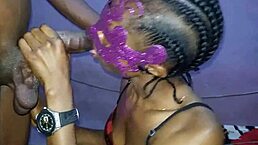 African Petite 18+ Bent Over In Doggystyle With Big Black Cock