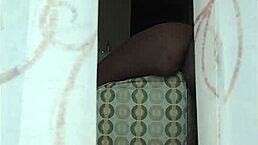 Naejae Onyxx, Tall Giantess, Teases With Huge Big Ass In Window!