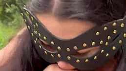 Fucking In Forest With Wet Blowjob And Creampie!