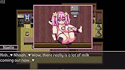 Noelle dominates with bound hentai toy action in game part 3!