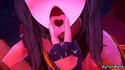 Konosuba Kazuma Engages In Intense Fucking With Deepthroat And Blowjob Scenes In 3D Anime.