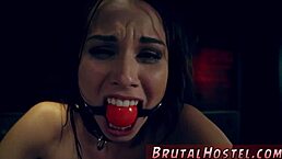 Aidra Fox And Kharlie In Hot Tub Threesome With Bondage And Domination.