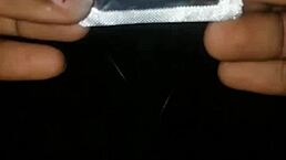 preparing penis with ice for chat