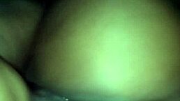 Horny BBW Sucking Big Black Cock