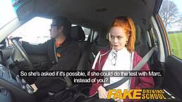 哇，可爱红发艾拉·休斯干教练吞精！