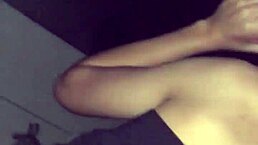 Young girl at the gloryhole sucking and fucking through the hole with her sexy body