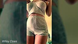 Wife Flaunts Hot Ass In Tight Shorts