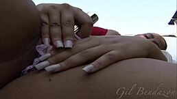 i masturbate outdoors and seduce the black guy with big cock passionately