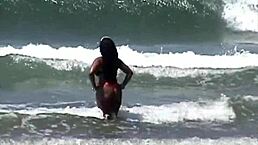 Did that naughty boy grope you on the beach and make you suck his cock?